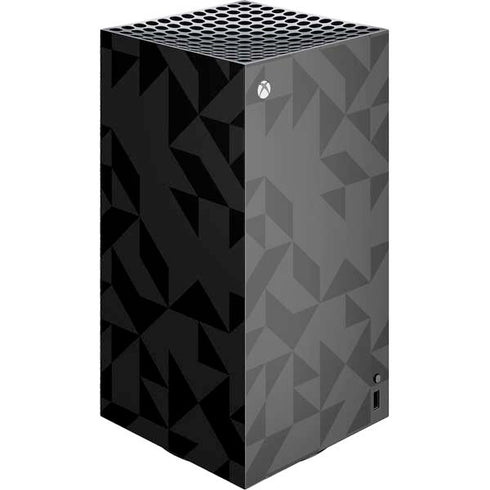 Black Geometric XBox Series X Digital Edition Console Skin